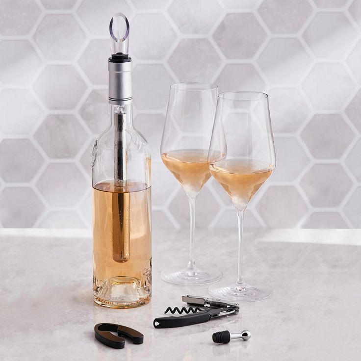 Iced wine aerator